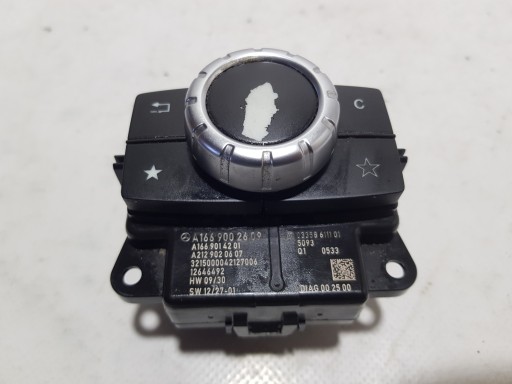 MERCEDES ML W166 PANEL KONTROLER IDRIVE JOYSTICK POKRETLO RADIA 1669002609