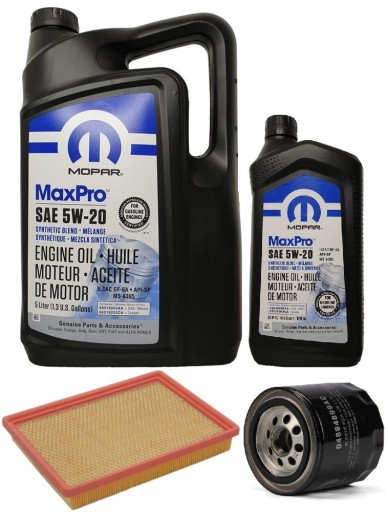 MOPAR 5W20 6L + ФИЛЬТРЫ JEEP WK/WH 4.7 08-09