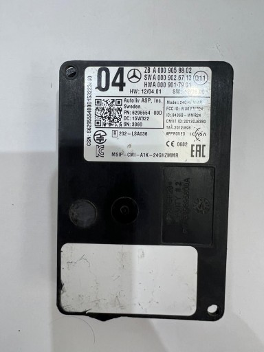Датчик радара mercedes c-class w205 distronic a0009051912
