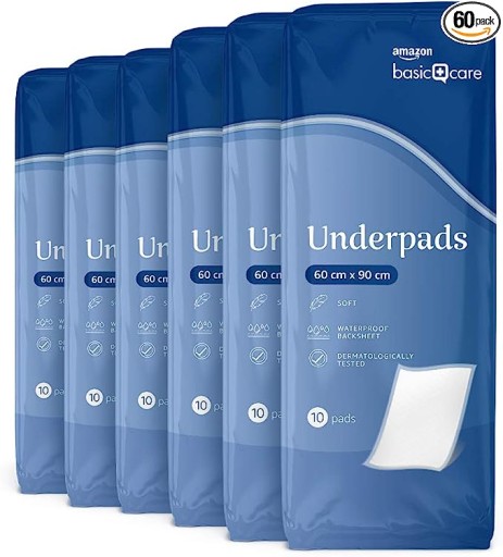 Amazon basic Вбираючі прокладки 60х90см 6х10 шт