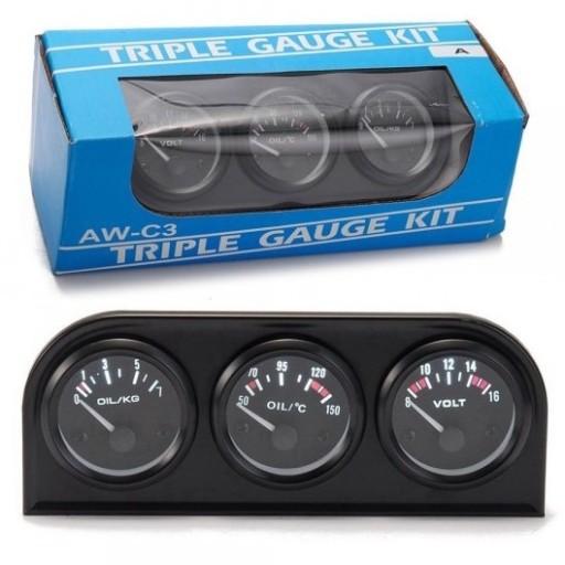 TLB-ZE-AW-C3A - НАБОР ЧАСОВ РЕТРО 3IN1 НАПРЯЖЕНИЕ ТЕМП. ТИСА. Масла