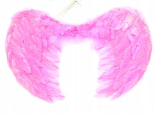 РОЖЕВІ КРИЛА З ПІР'ЯМ, КОСТЮМ АНГЕЛА НІЧ