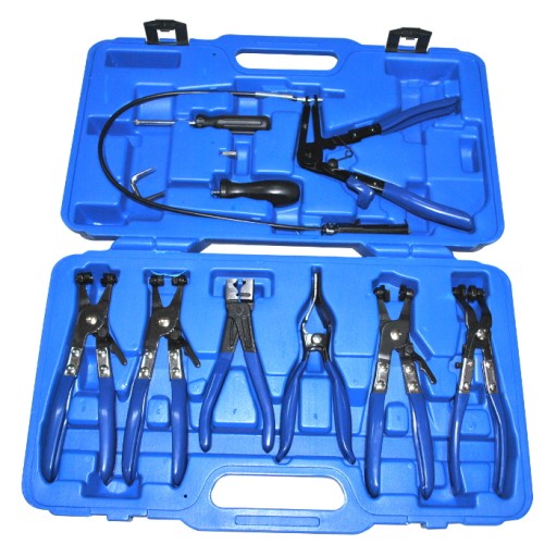 НАБІР ПЛОСКОГУБЦІВ ДЛЯ ХОМУТІВ ШПАЖКИ CLIC-R ПРЯМІ ВИГНУТІ