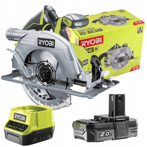 БЕСЩЕТОЧНАЯ ЦИРКУЛЯРНАЯ ПИЛА RYOBI R18CS7 +2,0 Ач