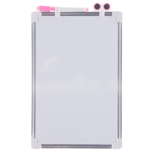 Біла металева магнітна дошка для сухого стирання для фломастера Adar 30X20X1 см (517745)