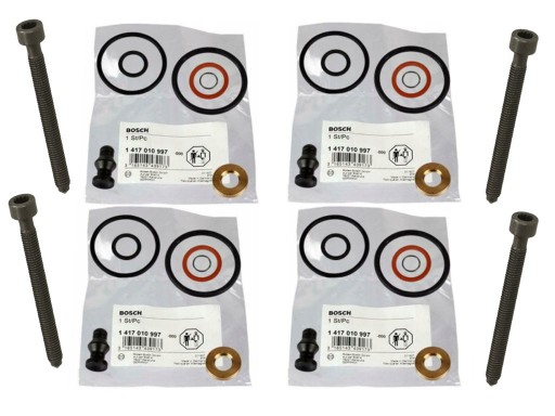 1417010997 - 4X VW GOLF 4 1.9 TDI інжекторні прокладки + Болти
