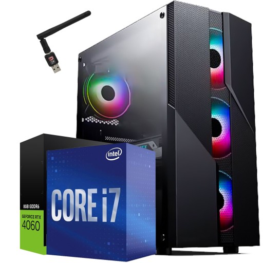 Počítač HERNÝ RYCHLY Core I7 RTX 4060 1TB SSD PRE HRY WINDOWS 11 HRÁČ