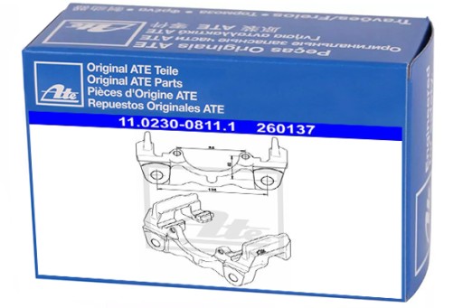 11.0230-0811.1 - Хомут гальмівного супорта VW TOUAREG 5.0 R50 V10