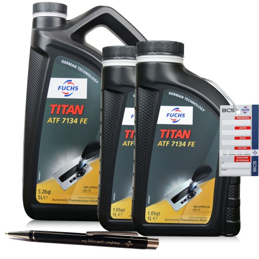 7 литров масло акпп fuchs titan atf 7134 mb 236.15 - 7л
