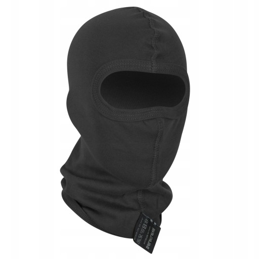 POLICAJNÁ VOJENSKÁ KUKLA BEZŠVOVÁ HELIKON BALACLAVA BAVLNA - ČIERNA