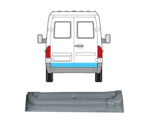 PBZ88025EL - Ремонт двери MERCEDES BENZ SPRINTER 03-левая