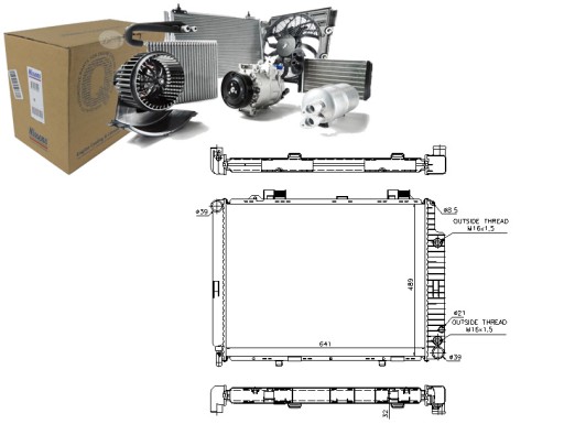 NIS62691A/RS7 - РАДИАТОР ДВИГАТЕЛЯ NISSENS NIS, 62691A