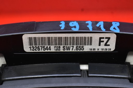 dials dials EU 13267544 OPEL ASTRA 3 III H 1.7 CDTI 100 KM 04-07 + PIN