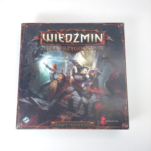 Gra Planszowa Wiedźmin Gra Przygodowa [2014] [PL] UNIKAT Witcher RPG