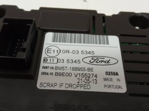 display BM5T-18B955-BE Ford Focus Mk3 (2010-)