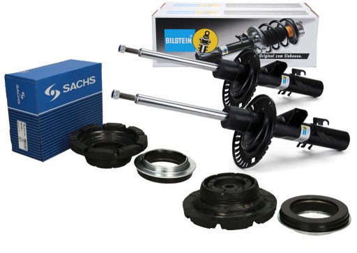 22-140098 - 2 амортизатора + передние подушки vw transporter t5