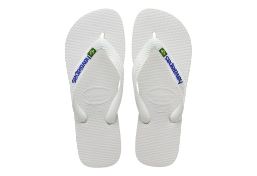 HAVAIANAS DÁMSKE ŽABKY BIELE LOGO 41/42 1SDH