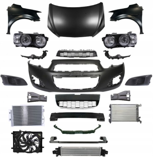 AVT300RKPLPRZ - CHEVROLET AVEO T300 2011-2014 КОМПЛЕКТ ПЕРЕДНЬОГО РЕМНЯ