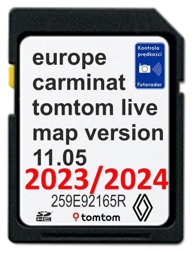 CARMINAT TOMTOM LIVE v11.05 EUROPE 2023 [RENAULT] - Équipement auto