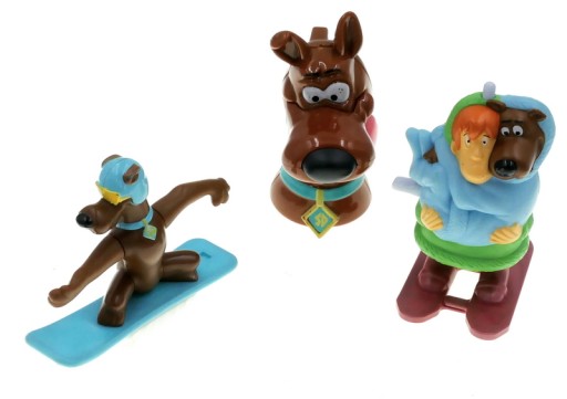 _SCOOBY DOO_ dł 7-9cm 3szt