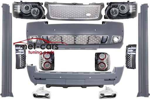 NTKTCOCBRRVL322GS - ЛАМПИ БАМПЕРА Решітка RANGE ROVER 02-09 L322 АВТОБІОГРАФІЯ