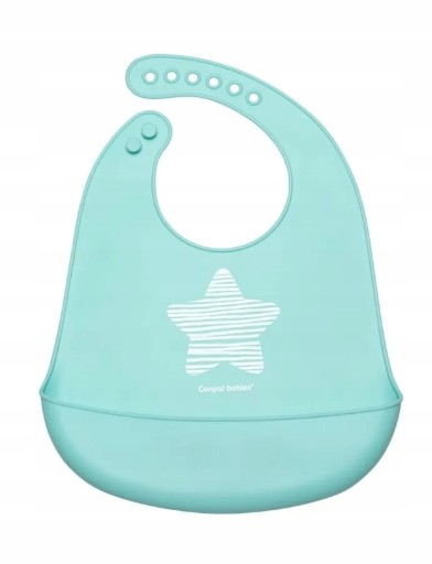 Силіконовий нагрудник Canpol babies Shades of Blue 1 шт