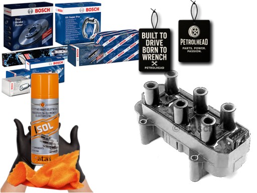 BOS0 221 - Катушка зажигания opel 2.5 v6 vectra b bosch #petrolhead pro+ kit4