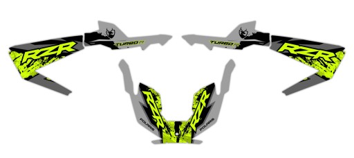 Шпон / наклейки Polaris RZR Turbo R 2022 2023 2024