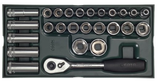 S09915 Набір 26 торцевих ключів 1/2