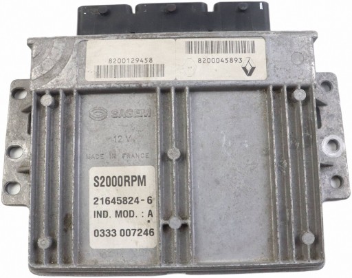 RENAULT LAGUNA II module computer of the engine 1.6 1.8 16V 8200129458 8200045893