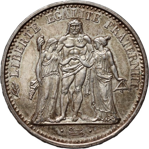 Francja, 10 franków 1968, Herkules