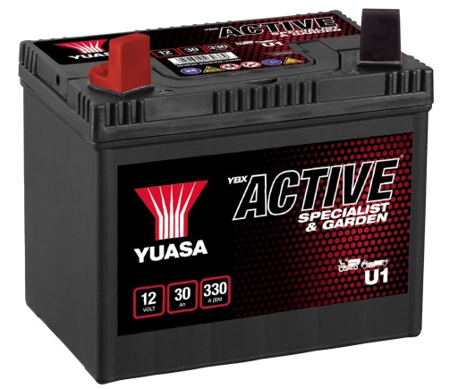 Аккумулятор Yuasa Active U1 30ah 330a для газонокосилки