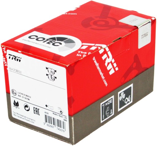 GDB1681 - TRW ГАЛЬМІВНІ КОЛОДКИ ПЕРЕДНІ DUCATO JUMPER BOXER