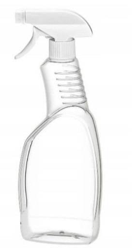 Химическая ПЭТ-бутылка с распылителем 500 мл