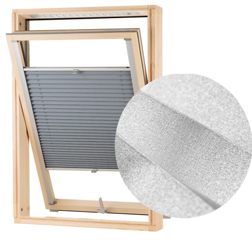 Rolety dachowe plisowane plisy do okien VELUX FAKRO OPTILIGHT na wymiar