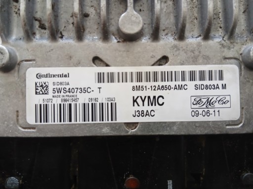 FORD Bedienteil 8M51-12A650-AMC 5WS40735CT