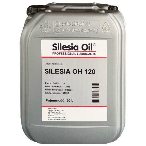 ЗАКАЛОЧНОЕ МАСЛО SILESIA OH 120 20л