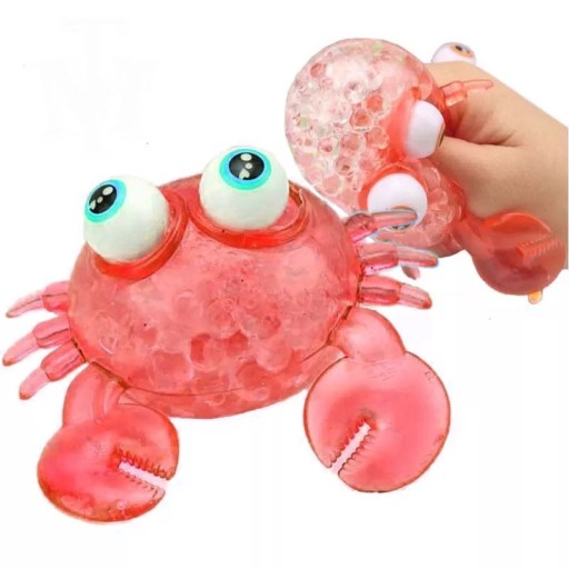 АНТИСТРЕСОВА ІГРАШКА КРАБ З М'ЯЧИКАМИ