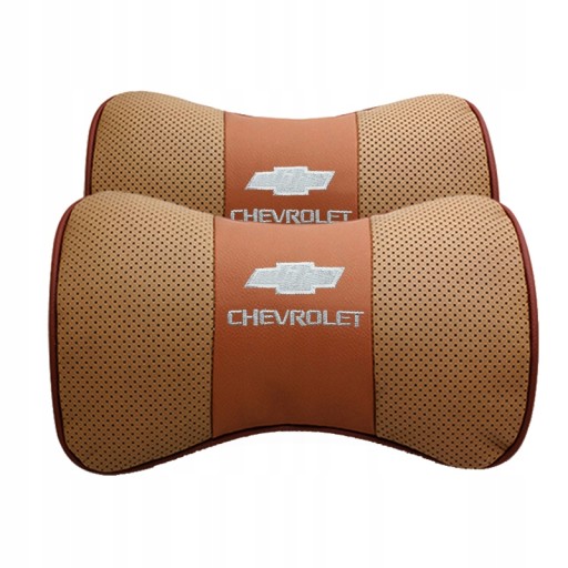 2шт кожаный подголовник автомобиля для Chevrolet
