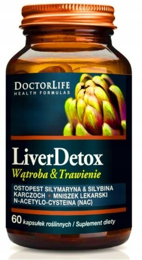 Doctor Life Liver Detox 60kap Čistenie Pečene