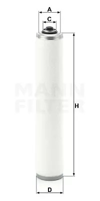 Фільтр, техніка стиснення повітря Mann-Filter LE