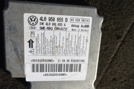 modulo SENSOR airbag AUDI Q7 4L EUROPA