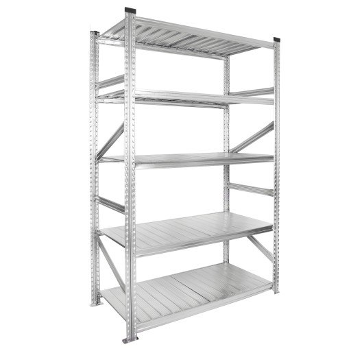 Металлический стеллаж 250X120X40 5 полок METALSISTEM PODS