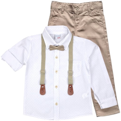 Дитячий костюм SZKRABOWE 110 бежевий