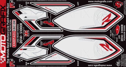БОКОВОЙ И ПЕРЕДНИЙ ШПОН BMW S1000R 2014-2015