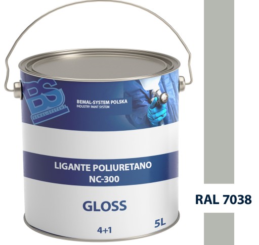 BEMAL MARINE PAINT - ПОЛІУРЕТАНОВИЙ ЛАК - 5L - RAL 7038
