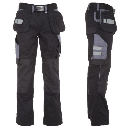 МОНТЕРСКИЕ РАБОЧИЕ БРЮКИ СУПЕР СИЛЬНЫЕ ЧЕРНЫЕ XL