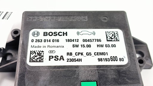 modul 9819360080 parken PDC OPEL GRANDLAND X und