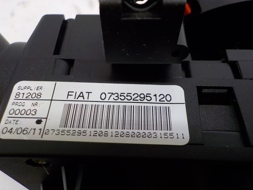 LANCIA YPSILON III Commodo essuie glace Anneau Airbag volant ZWIJAK Airbag 07355295120 PX