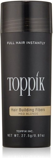 TOPPIK MEDIUM BLONDE Stredný Blond mikrovlákno na zahustenie vlasov 27,5 g